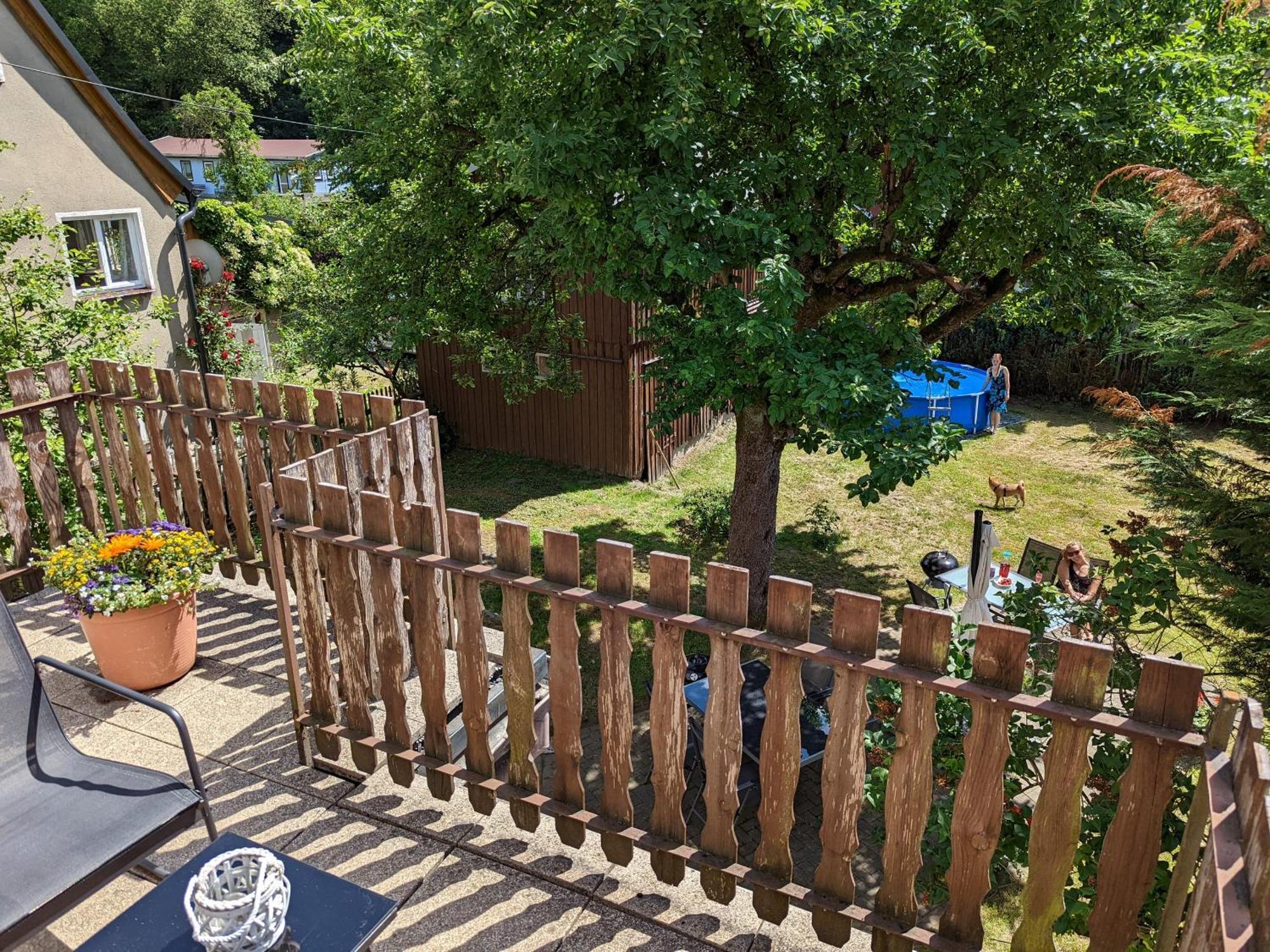 H2 - Urlaubsmagie - Garten, Pool, Terrasse, Grill Sebnitz Esterno foto
