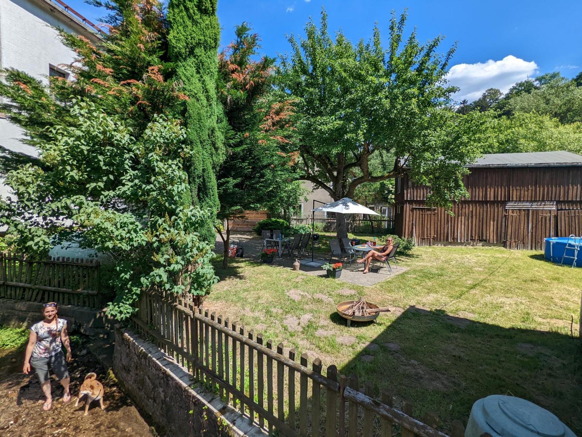 H2 - Urlaubsmagie - Garten, Pool, Terrasse, Grill Sebnitz Esterno foto