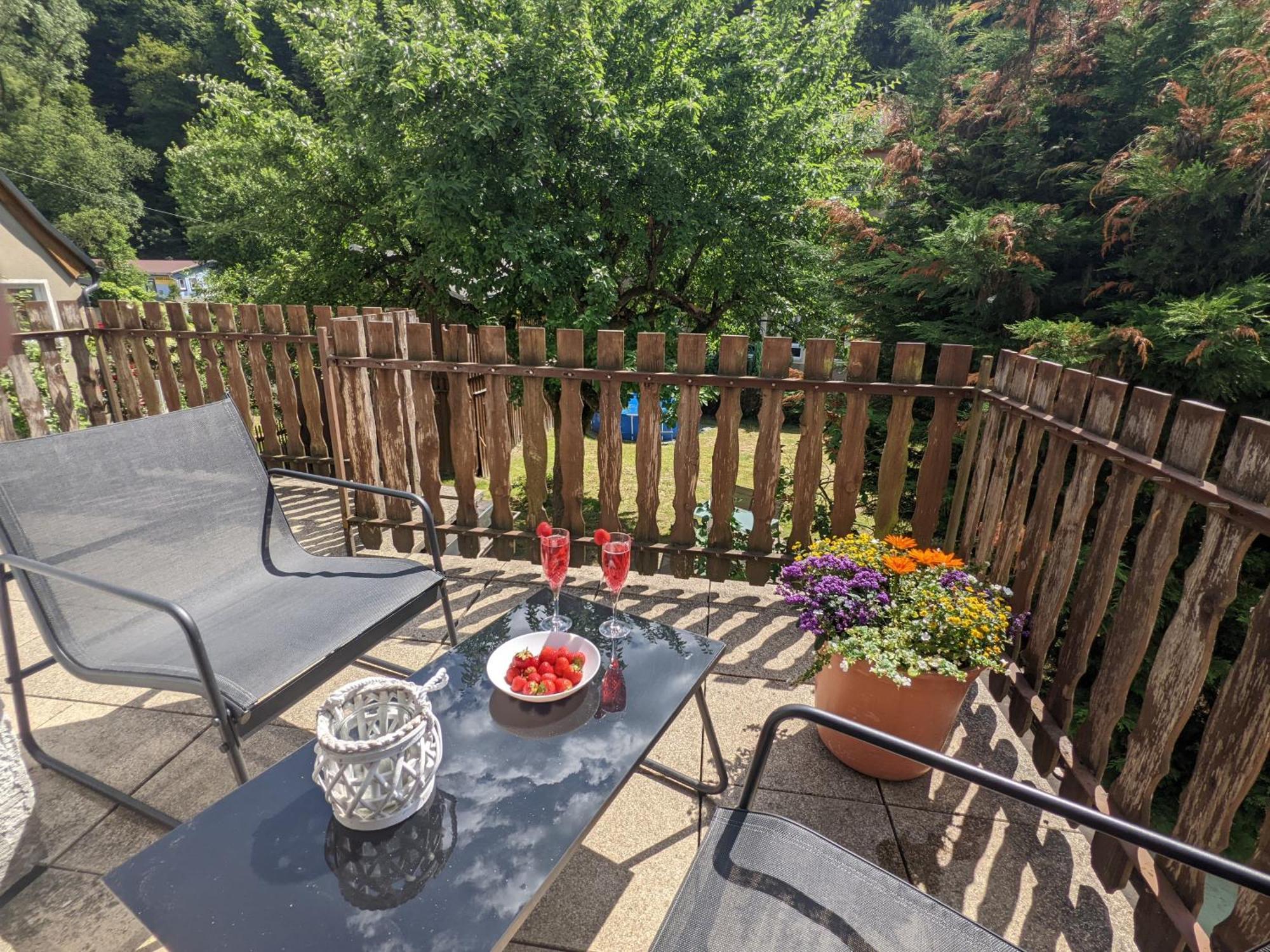 H2 - Urlaubsmagie - Garten, Pool, Terrasse, Grill Sebnitz Esterno foto
