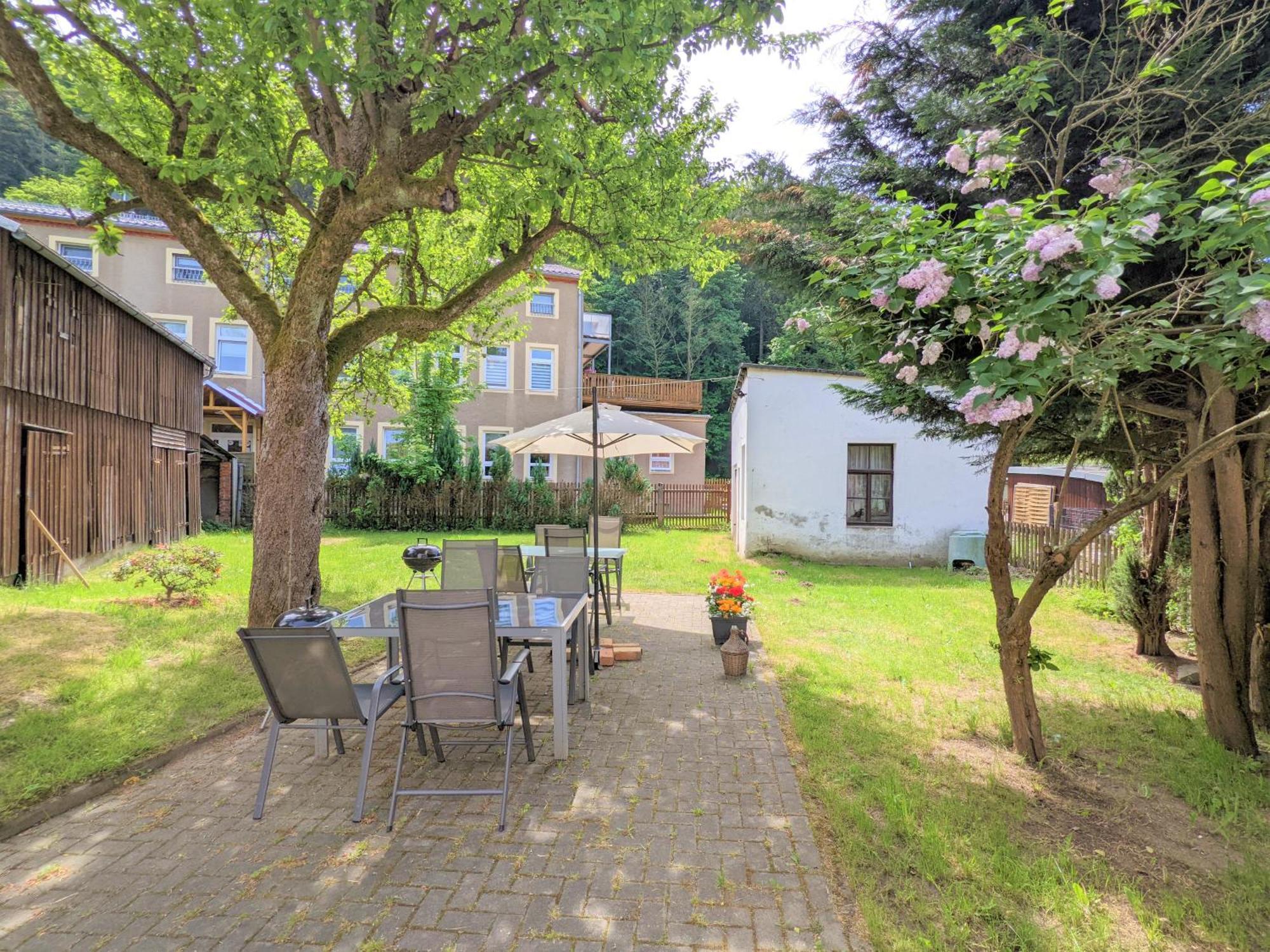 H2 - Urlaubsmagie - Garten, Pool, Terrasse, Grill Sebnitz Esterno foto