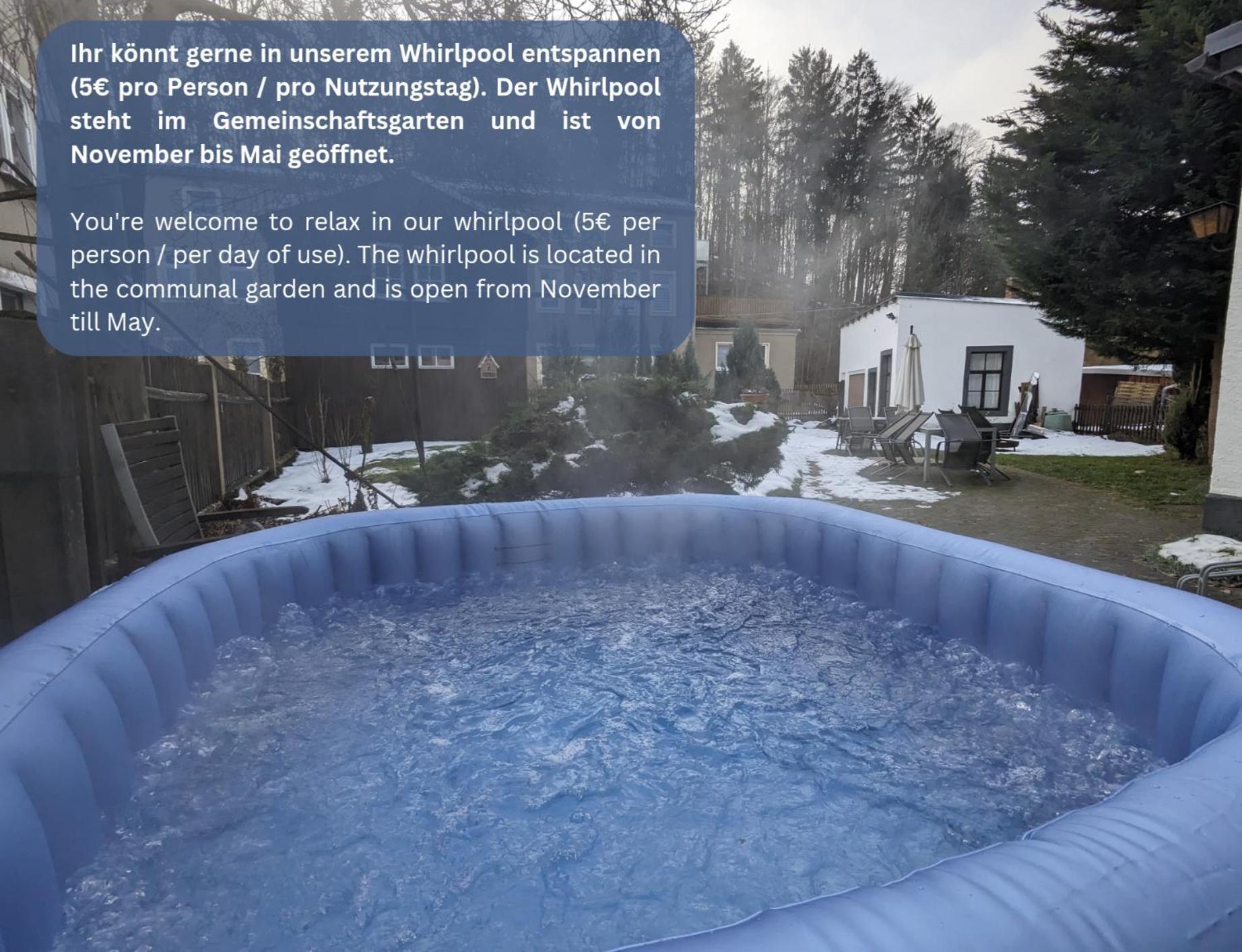 H2 - Urlaubsmagie - Garten, Pool, Terrasse, Grill Sebnitz Esterno foto